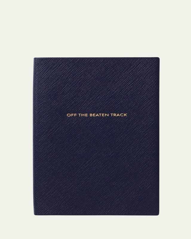 "Off the Beaten Track" Soho Travel Journal in Panama Leather